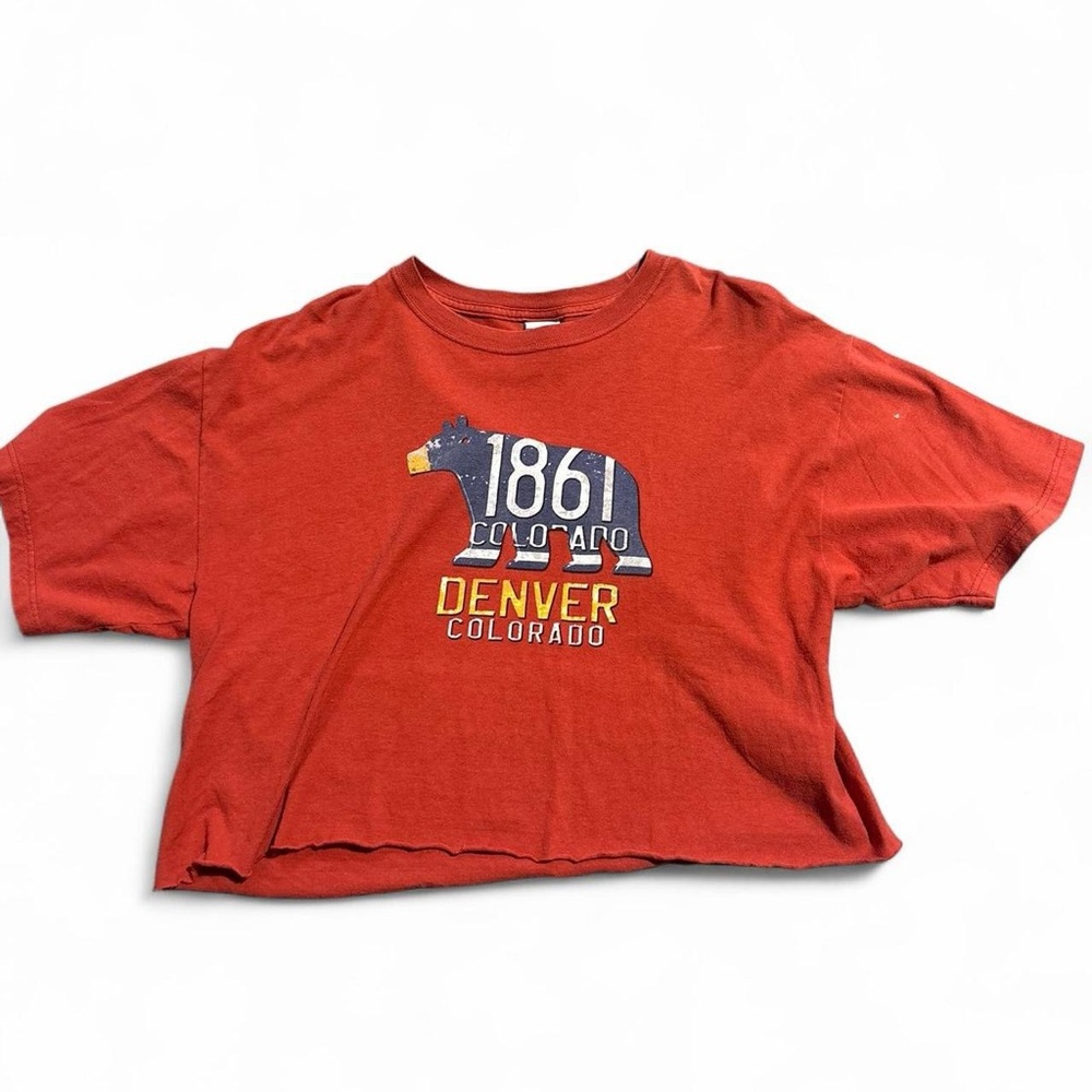 Orange Denver Colorado Crop Top